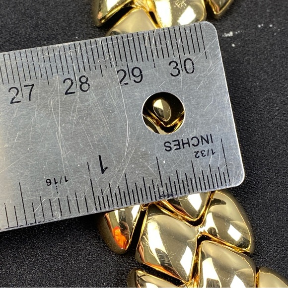 Talbots Necklace Chunky GoldTone 20” to 23” - Picture 12 of 14